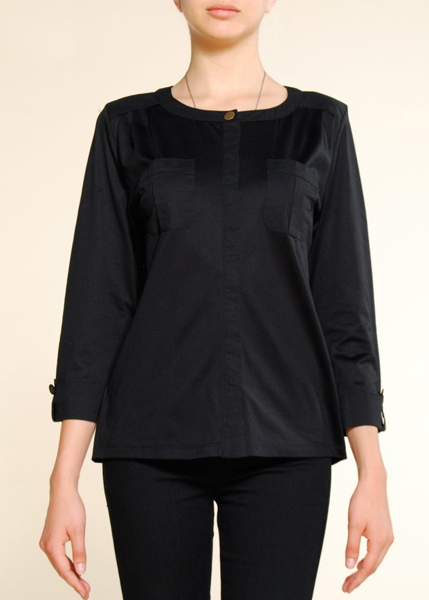 czarna bluzka Mango - jesień-zima 2010/2011