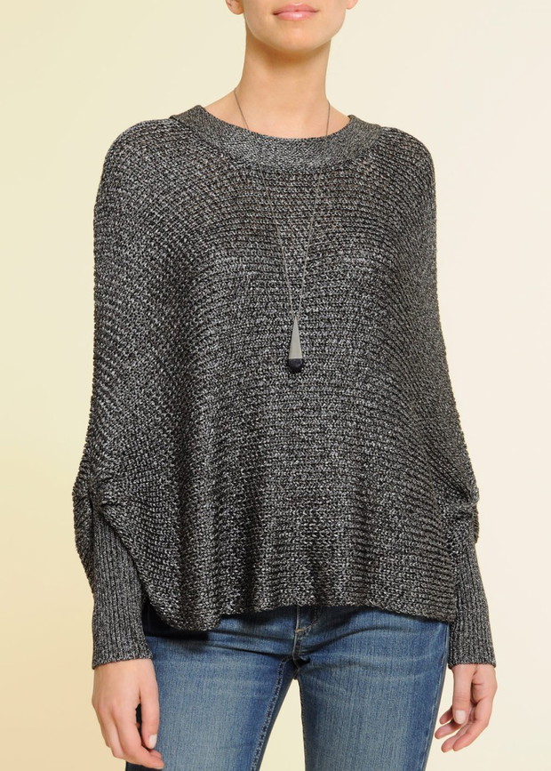 grafitowy sweter Mango - jesień-zima 2010/2011