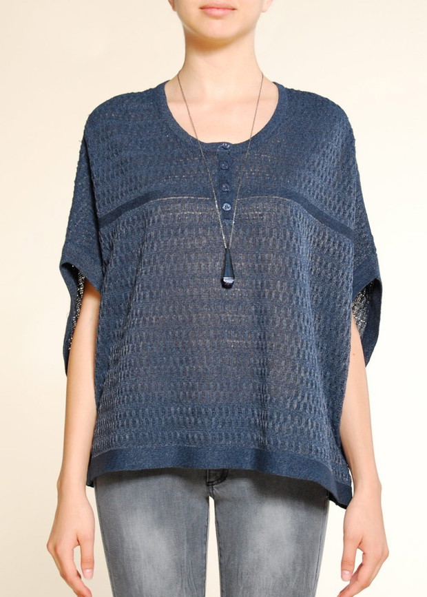 granatowy sweter Mango - jesień-zima 2010/2011