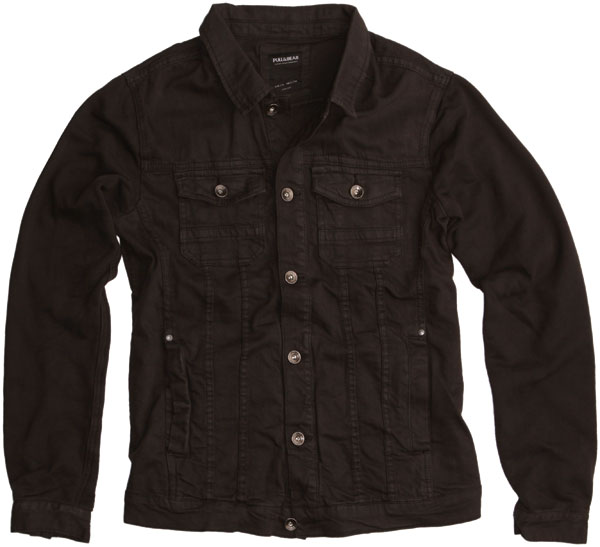 czarna kurtka Pull and Bear - moda wiosna/lato