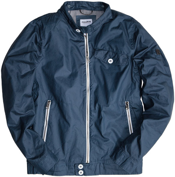 niebieska kurtka Pull and Bear - wiosna-lato 2011