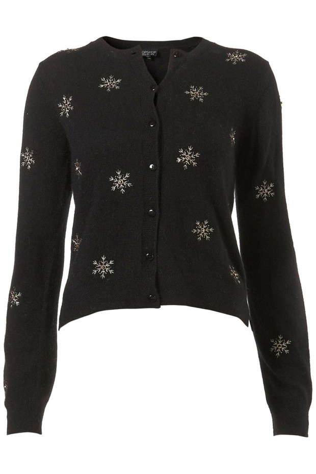 czarny sweter Topshop - jesień/zima 2011/2012