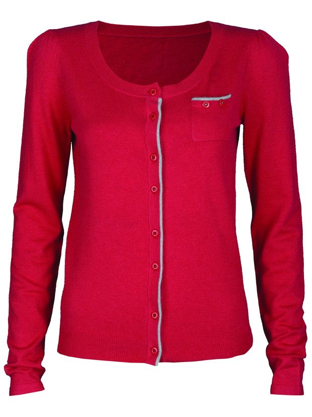 czerwony sweter Top Secret - jesień/zima 2011/2012