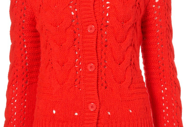 czerwony sweter Topshop - jesień/zima 2011/2012