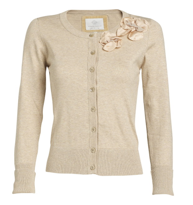 ecru sweter Van Graaf z kokardą - jesień/zima 2011/2012