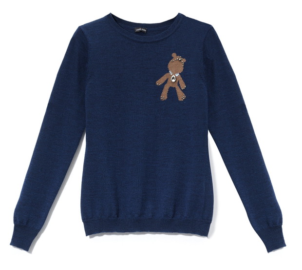 granatowy sweter Laura Guidi - jesień/zima 2011/2012