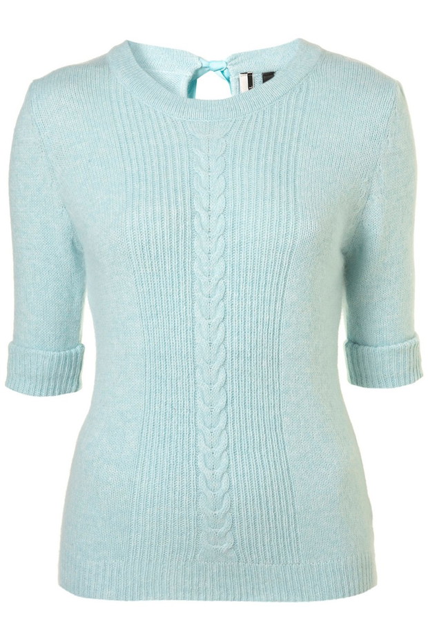 seledynowy sweter Topshop - jesień/zima 2011/2012