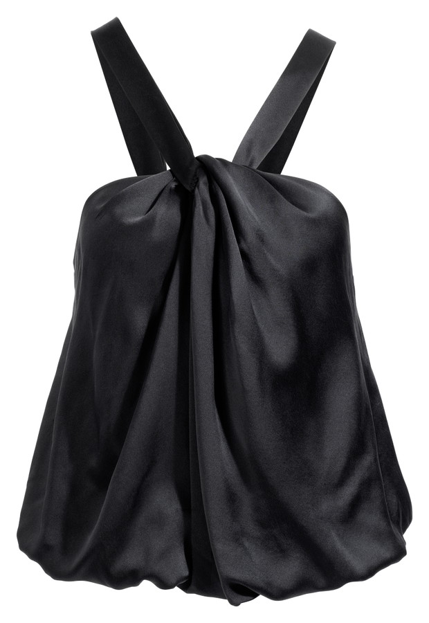 czarna bluzka H&M - jesień/zima 2011/2012