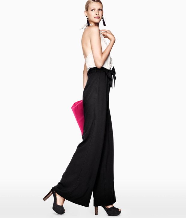 czarne spodnie H&M - jesień/zima 2011/2012