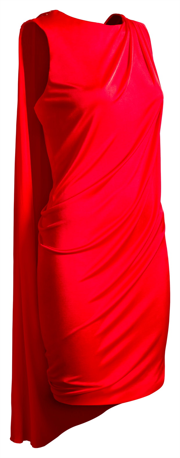czerwona sukienka H&M - jesień/zima 2011/2012