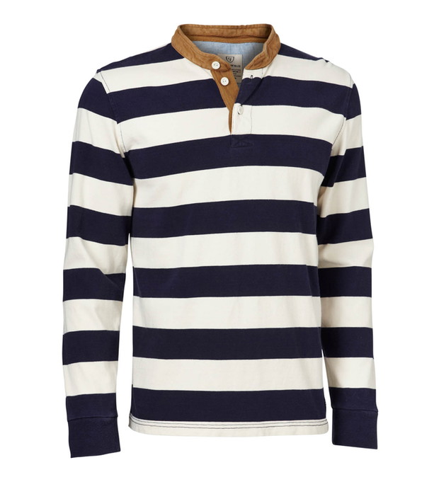 granatowa bluza Cottonfield w paski zapinana - kolekcja wiosenno/letnia