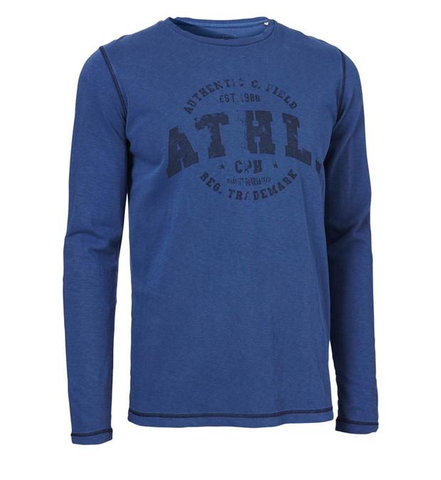 niebieska bluza Cottonfield z nadrukiem - lato 2012