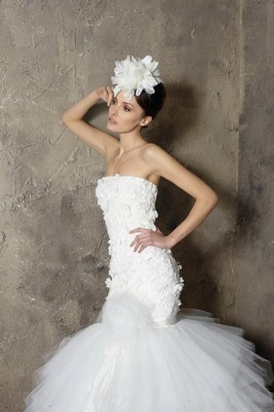 biały suknia ślubna Higar Novias - trendy 2012