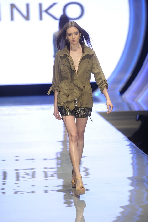 kurtka Pinko w kolorze khaki - lato 2013