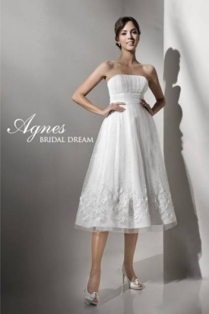 suknia ślubna Agnes Bridal Dream w kwiaty