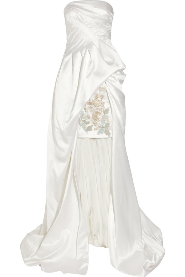 suknia ślubna Alexander McQueen asymetryczna