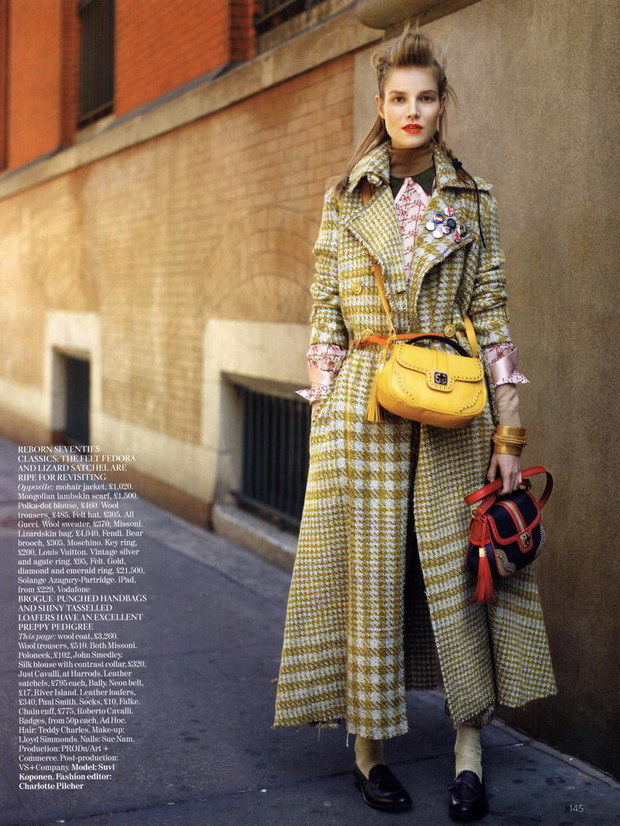 British Vogue sierpień 2011 - Suvi Koponen