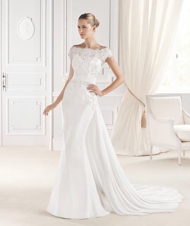 suknia La Sposa z trenem