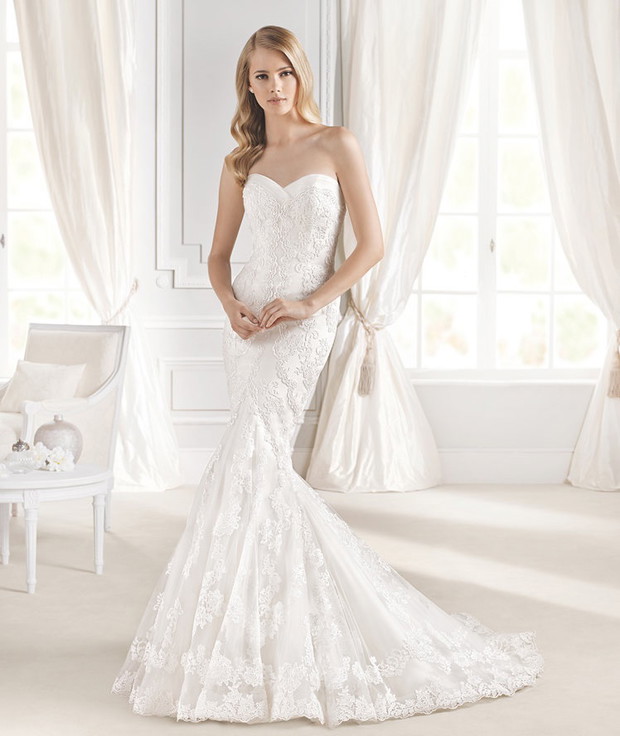 suknia ślubna La Sposa koronkowa