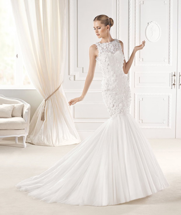 suknia ślubna La Sposa plisowana