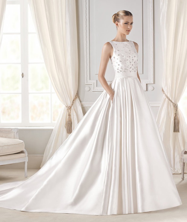 suknia ślubna La Sposa z cekinami