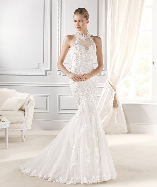 suknia ślubna La Sposa zabudowana