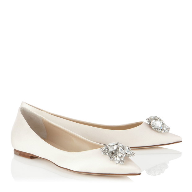 baleriny Jimmy Choo ślubne