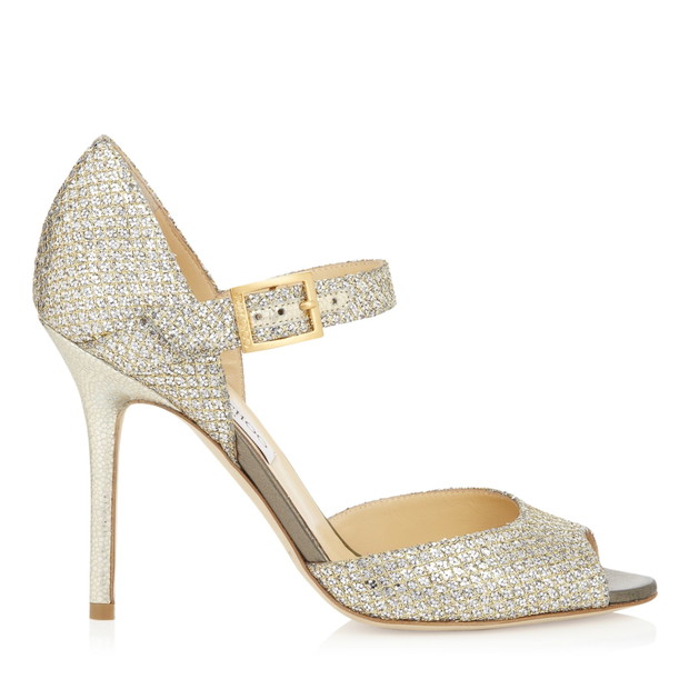 buty ślubne Jimmy Choo w wężową skórę
