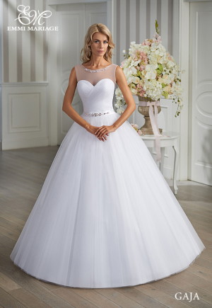 suknia ślubna Emmi Mariage transparentna