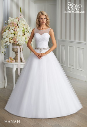 suknia ślubna Emmi Mariage transparentna