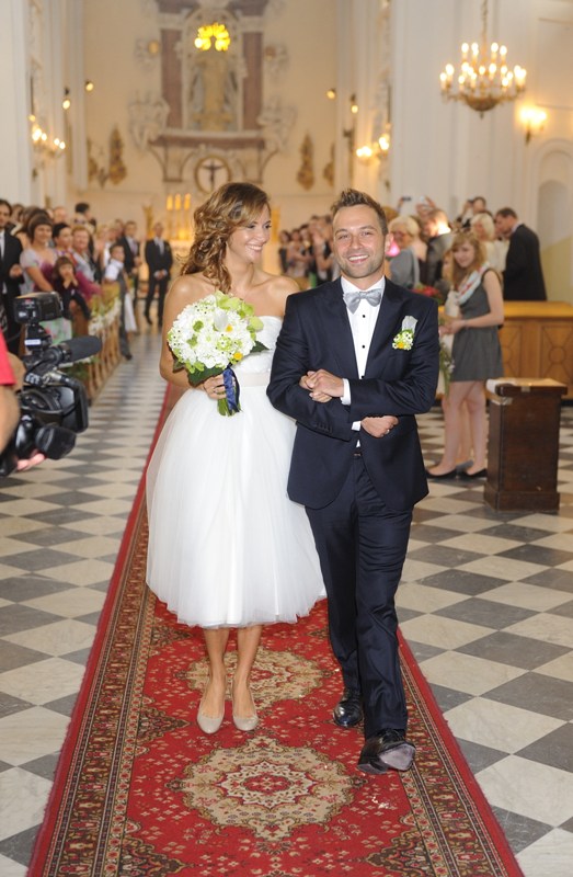 Ślub Marcina Hycnara i Kamili Boruty - zdjęcia z ceremonii!