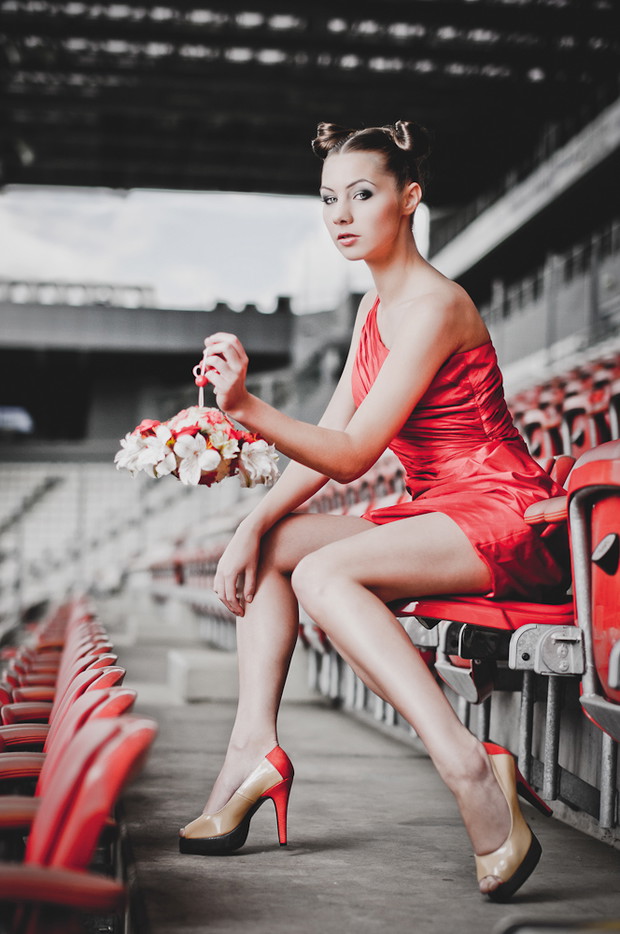 Ślub na stadionie - ślub dla kibiców piłki nożnej (foto!)