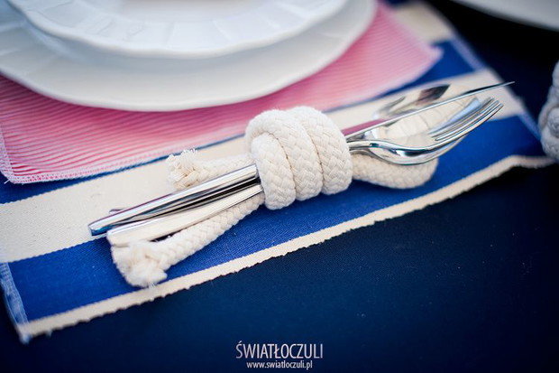 Ślub w stylu marynistycznym