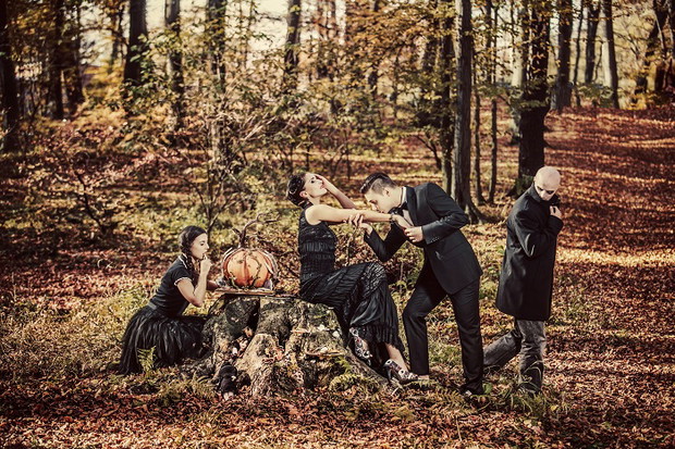 Sesja ślubna w klimacie Halloween
