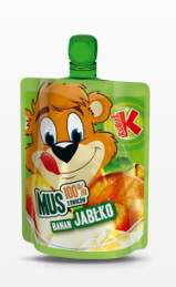 Musy owocowe w saszetkach dla dzieci zestawienie