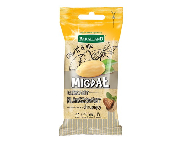 Migdał blanszowany, Bakalland