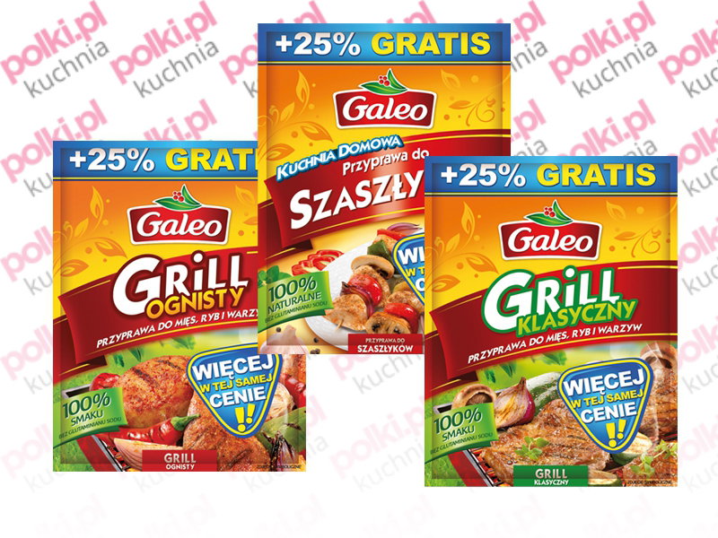 Przyprawy do grilla Galeo