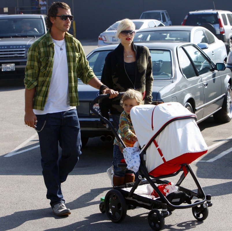 Gwen Stefani z rodziną