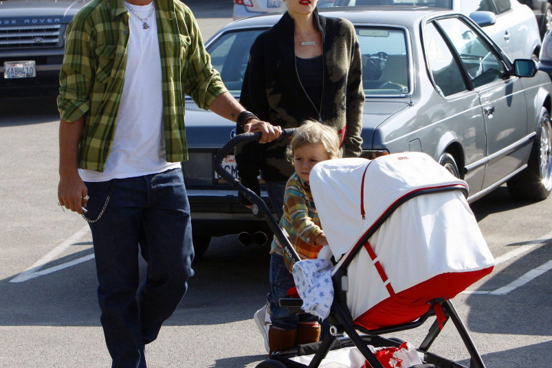 Gwen Stefani z rodziną
