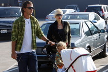 Gwen Stefani z rodziną