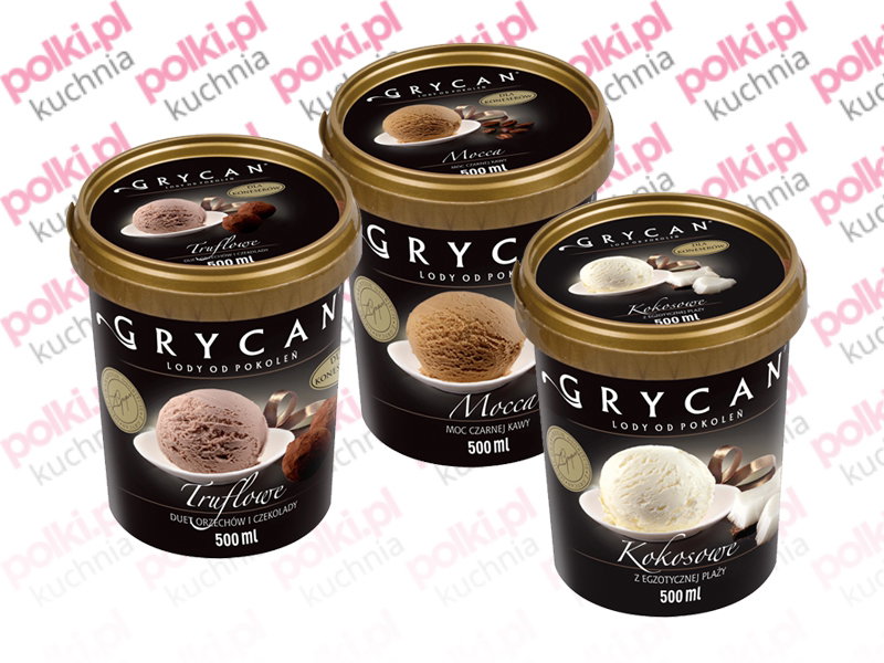 Grycan - Lody Kokosowe, Lody Truflowe i Lody Mocca