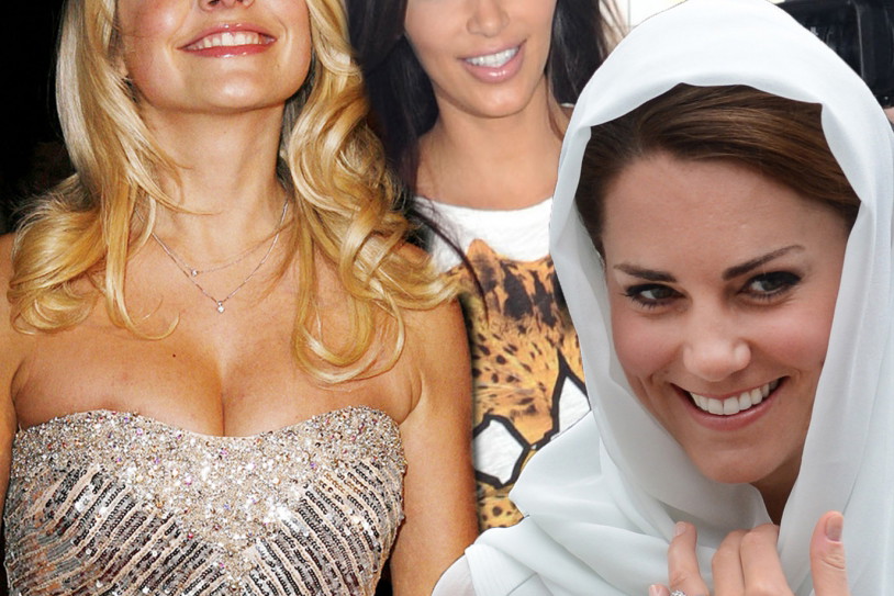 księżna Kate, Kim Kardashian, Holly Willoughby