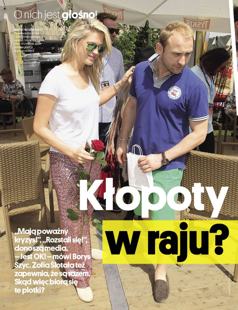 Borys Szyc i Zofia Ślotała