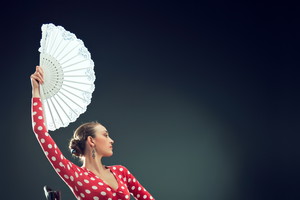 kobieta tańcząca flamenco