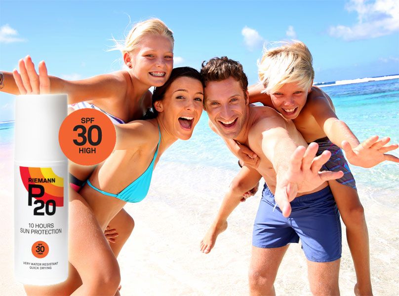Active people in the sun - ochrona skóry przed słońcem