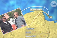 wyścig samochodu z jachtem, Volvo, Piotr Adamczyk