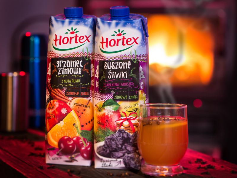 nowe soki Hortex na zimowe wieczory