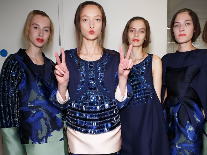 modelki na backstage
