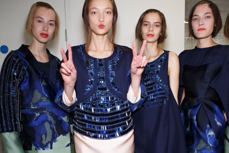 modelki na backstage