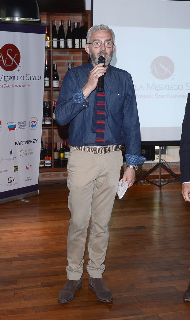 Hubert Urbański na konferencji Szkoły Męskiego Stylu